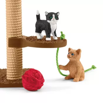 Playset Schleich FARM WORLD speelplezier voor lieve katten
