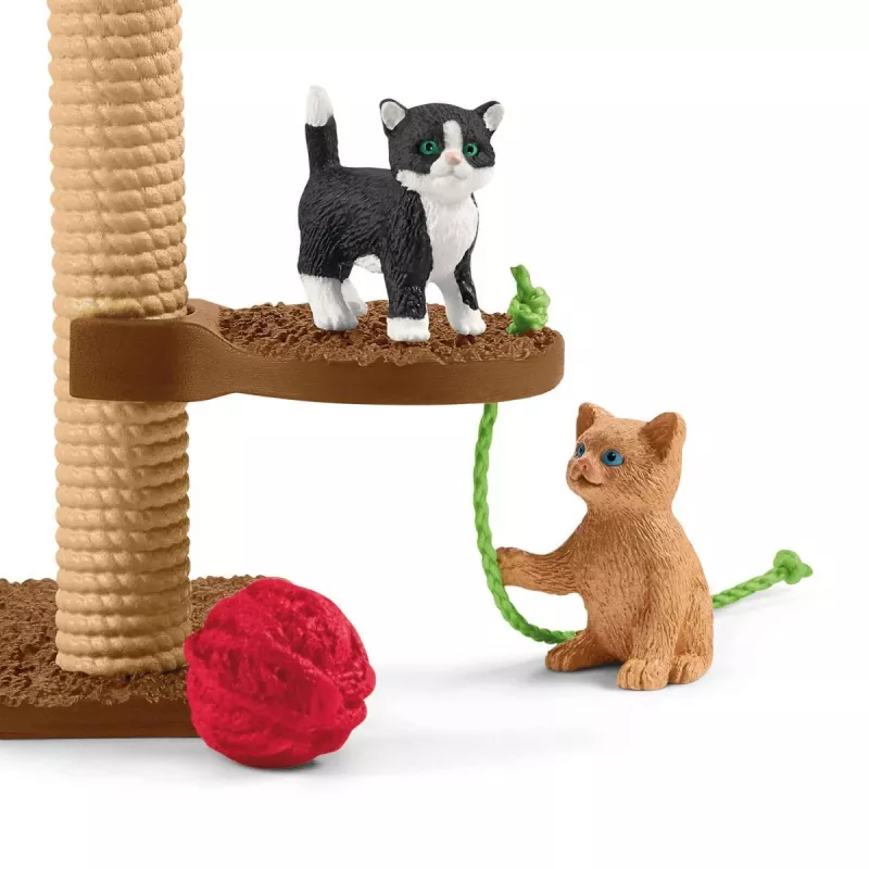 Playset Schleich FARM WORLD speelplezier voor lieve katten