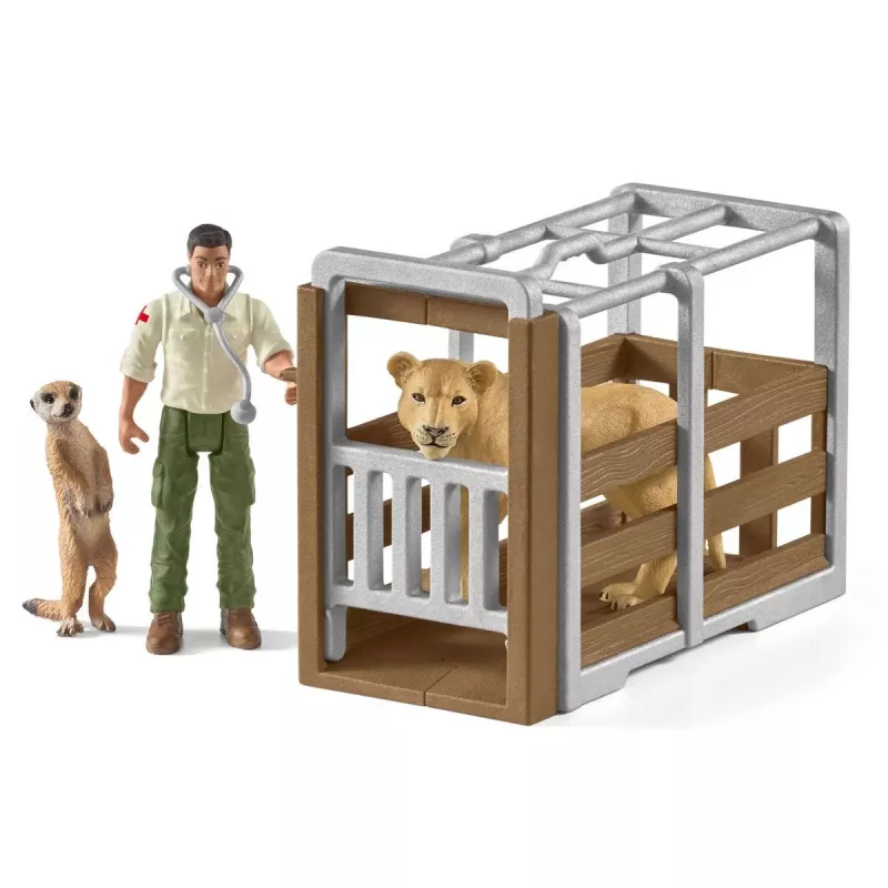 Grote dierenreddingsvrachtwagen Schleich WILD LIFE 42475