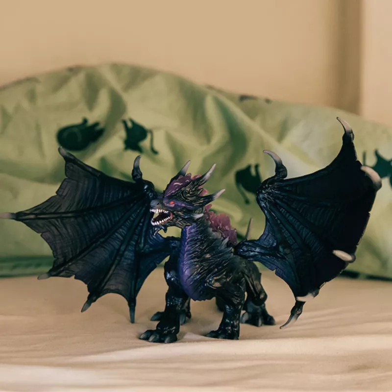 Speelgoed Schleich ELDRADOR CREATURES schaduwdraak zwart paars 70152