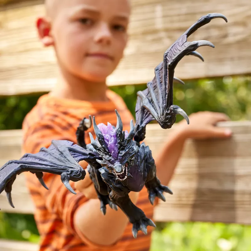 Speelgoed Schleich ELDRADOR CREATURES schaduwdraak zwart paars 70152