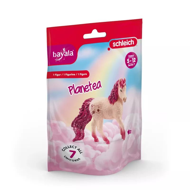 Schleich verzamelfiguur eenhoorn Planetea, roze, voor kinderen vanaf 5 jaar