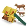 Bosdieren set Schleich 42658S kleurrijke voeraccessoires