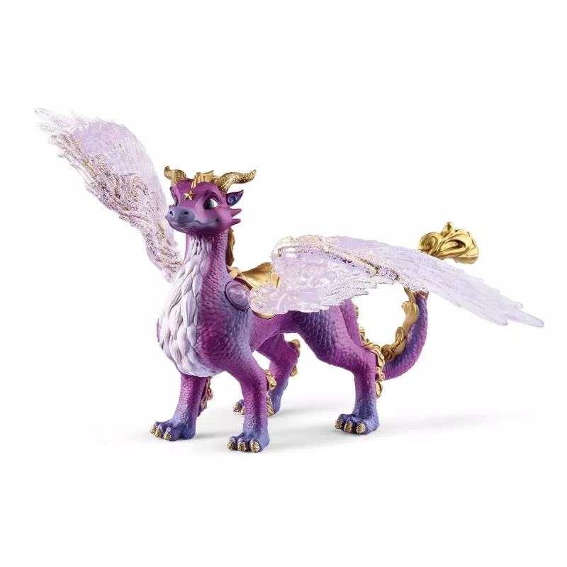 Speelgoed Schleich BAYALA nachthemeldraak goud paars 70762S