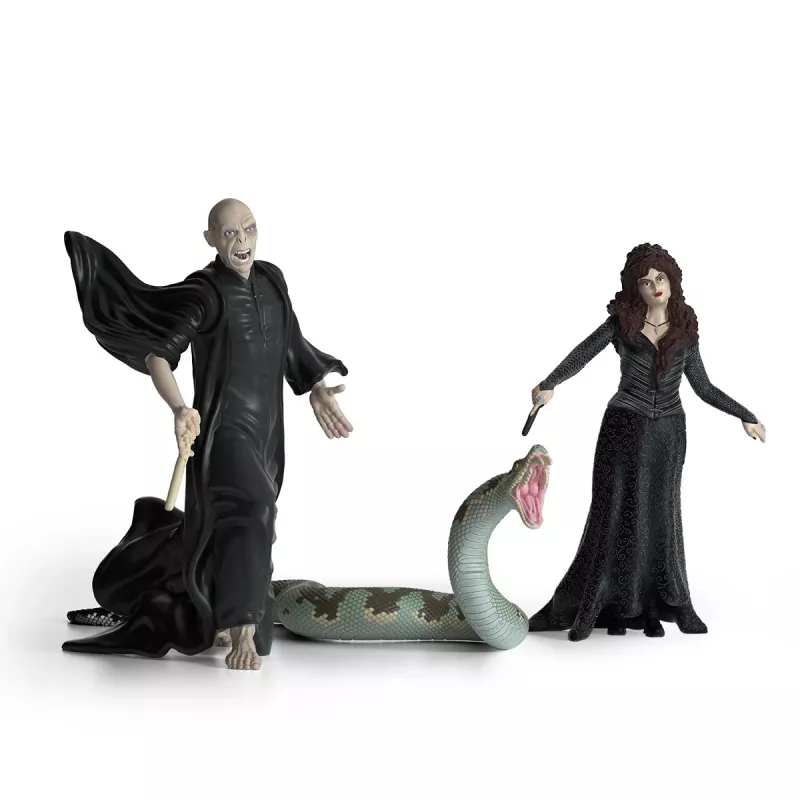Figurenset Schleich Lord Voldemort Nagini Bellatrix Lestrange veelkleurig