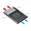 Vertiv SA1-01002XLNB netwerkbehuizing 1U zwart