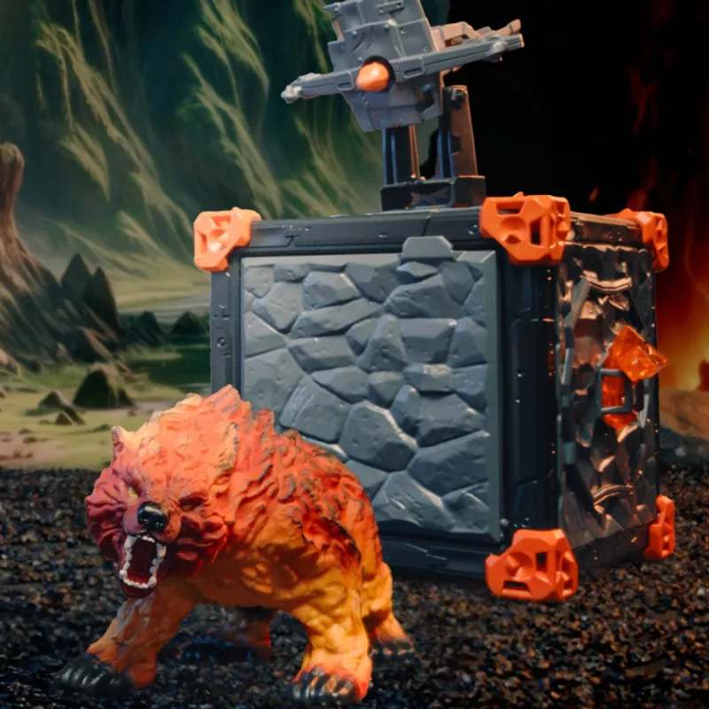 schleich ELDRADOR CREATURES BattleCave lavabeer, actie/avontuur, 7 jaar, veelkleurig