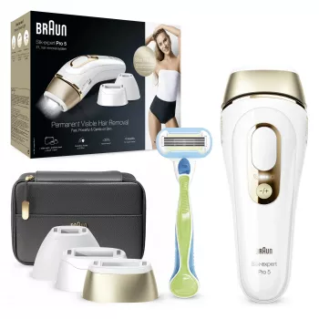 Braun Silk-expert Pro 5 PL5243 Intense Pulsed Light (IPL) goud, wit