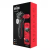 Braun Series 5 51-R1200S herenscheerapparaat foil-scheerapparaat trimmer zwart, rood