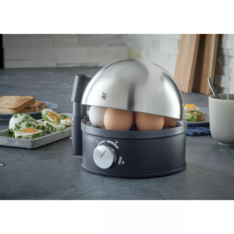 WMF Stelio 0415070011 7 eieren 380 W zwart, chroom