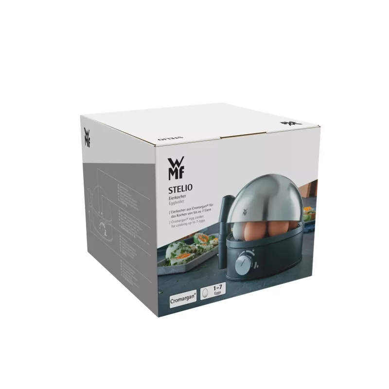 WMF Stelio 0415070011 7 eieren 380 W zwart, chroom