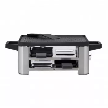 WMF 61.3024.5155 raclettegrill 4 personen zwart, roestvrijstaal