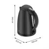 WMF Stelio 0413020072 waterkoker 1,7 l 2400 W zwart
