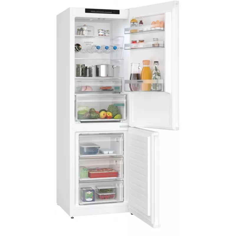 Siemens iQ300 KG36N2WCF koel-vriescombinatie vrijstaand 321 L wit