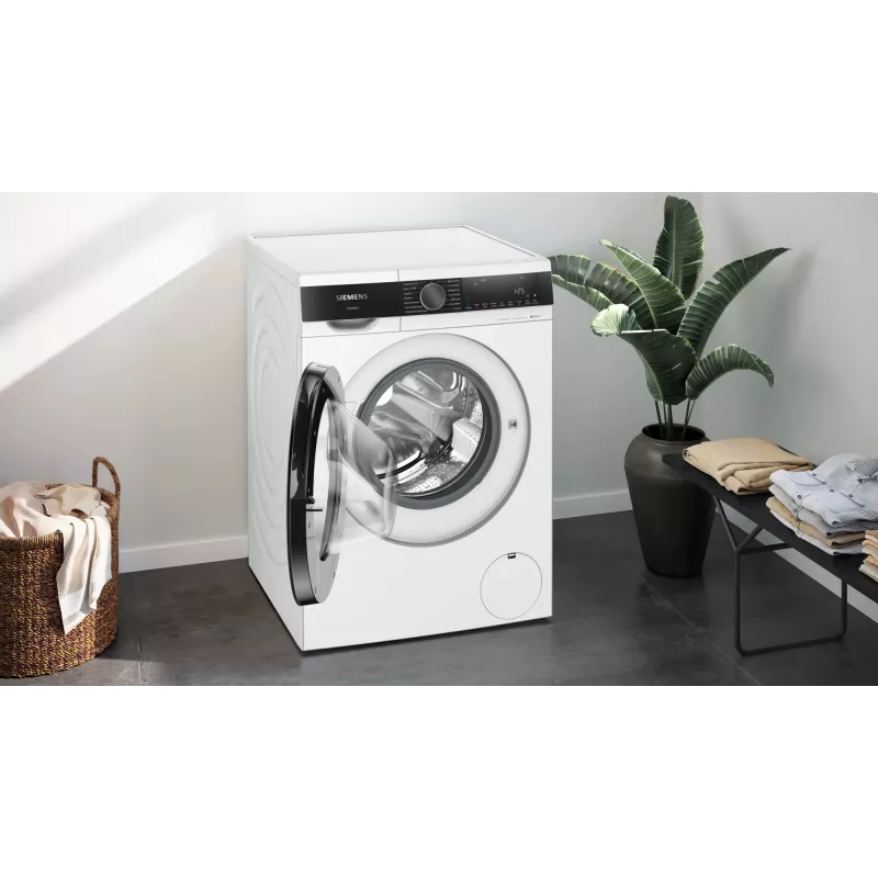 Siemens iQ500 WG44G2Z22 wasmachine frontlader 9 kg 1351 t/min zwart, wit