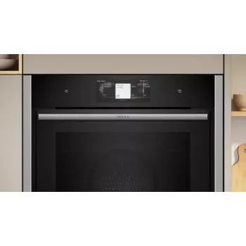 Neff N 90 B64FT33N0 oven 71 L zwart, RVS