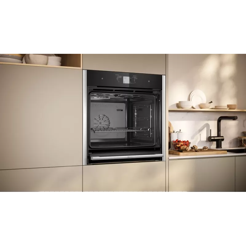 Neff N 90 B64FT33N0 oven 71 L zwart, RVS