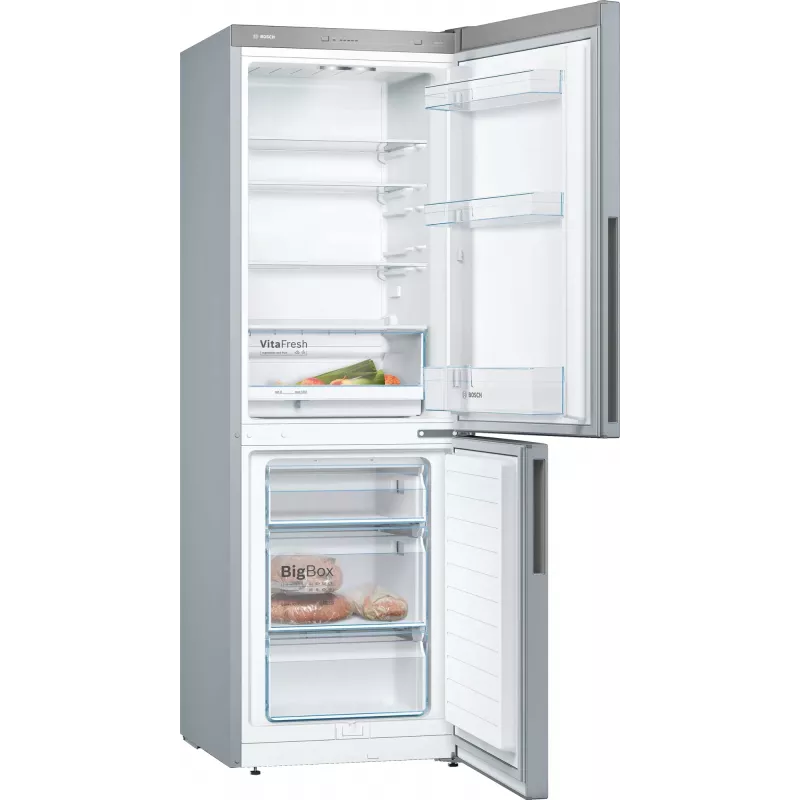 Bosch Serie 4 KGV332LEA koel-vriescombinatie vrijstaand 289 L RVS