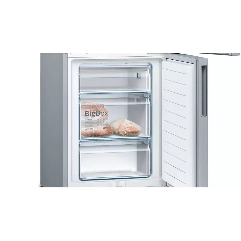 Bosch Serie 4 KGV332LEA koel-vriescombinatie vrijstaand 289 L RVS