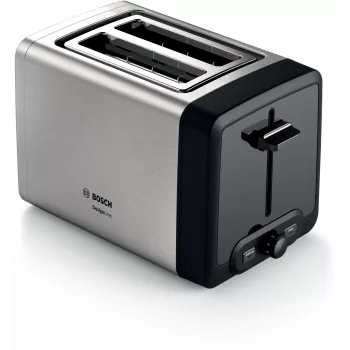 Bosch TAT4P420DE toaster 2 sneetjes 970 W zwart, zilver