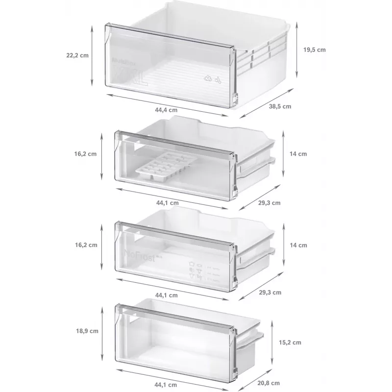 Bosch Serie 2 KIN96NSE0 koel-vriescombinatie inbouw 290 L wit