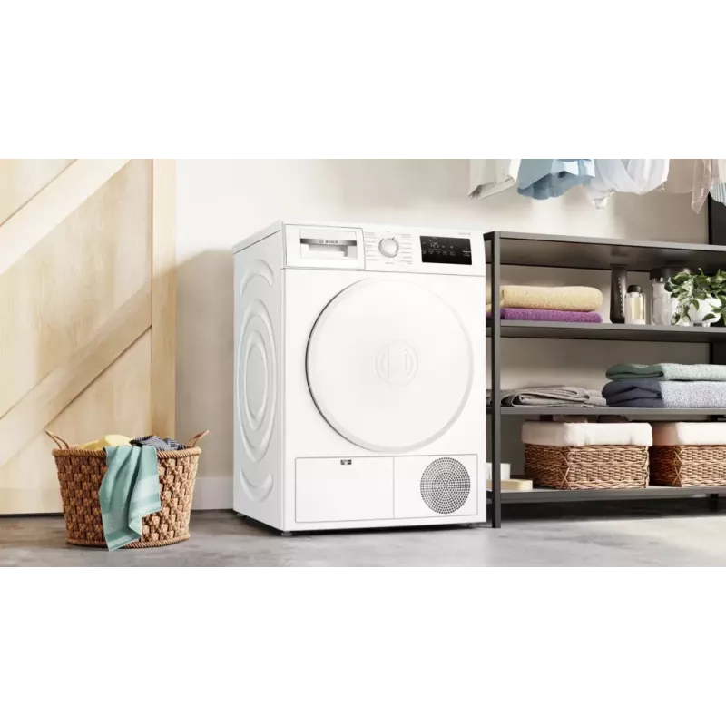 Bosch WTH83004 Droger Vrijstaand Frontlader 8 kg Wit