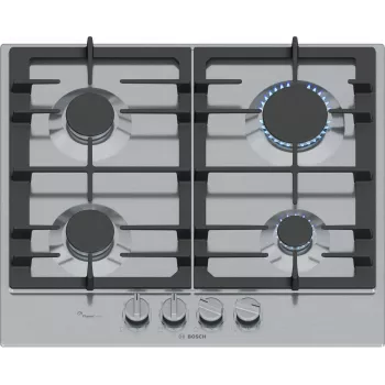 Bosch Serie 6 PCP6A5I90 Kookplaat RVS Inbouw 60 cm Gas 4 zone(s)