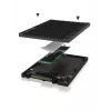 ICY BOX IB-M2U04 SSD-behuizing zwart 2,5 inch