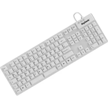 KeySonic KSK-8030 IN (DE) wit toetsenbord industrieel USB QWERTZ Duits