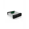 ICY BOX Carrier IB-129SSK-B harde schijf behuizing aluminium, zwart 2,5/3,5 inch