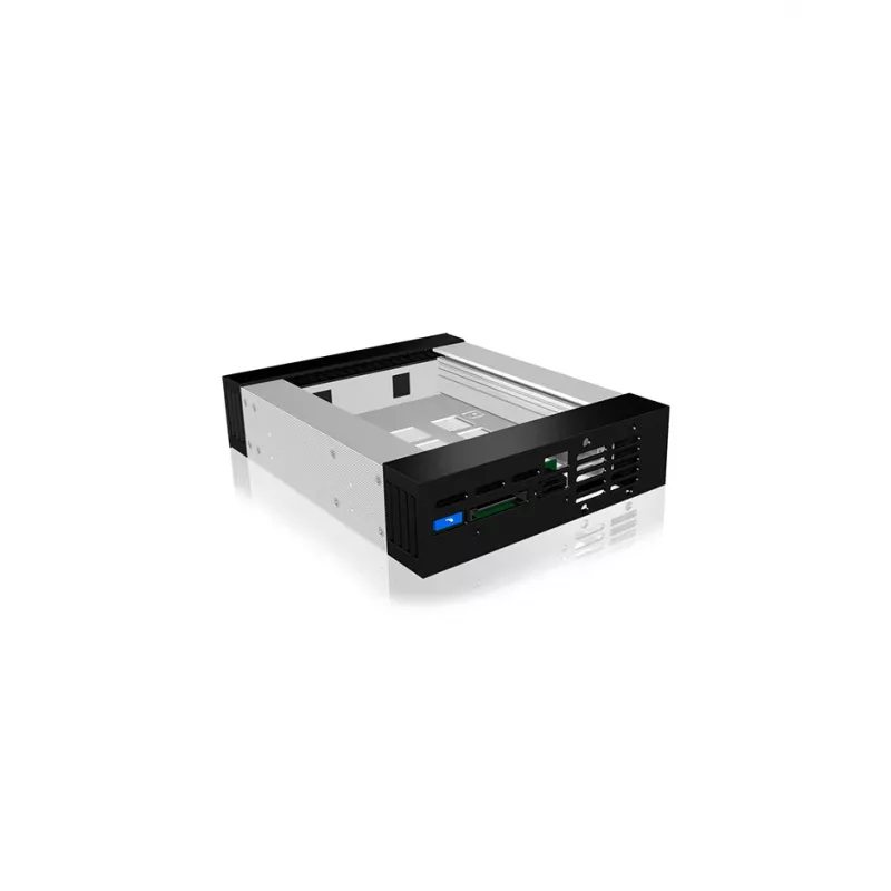 ICY BOX Carrier IB-129SSK-B harde schijf behuizing aluminium, zwart 2,5/3,5 inch