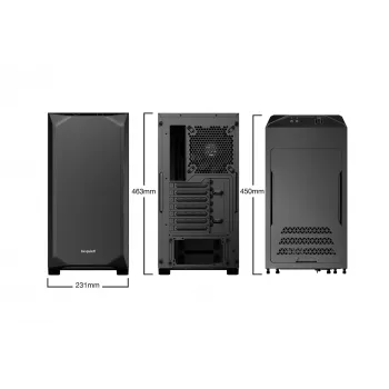 be quiet Pure Base 500 Window zwart
