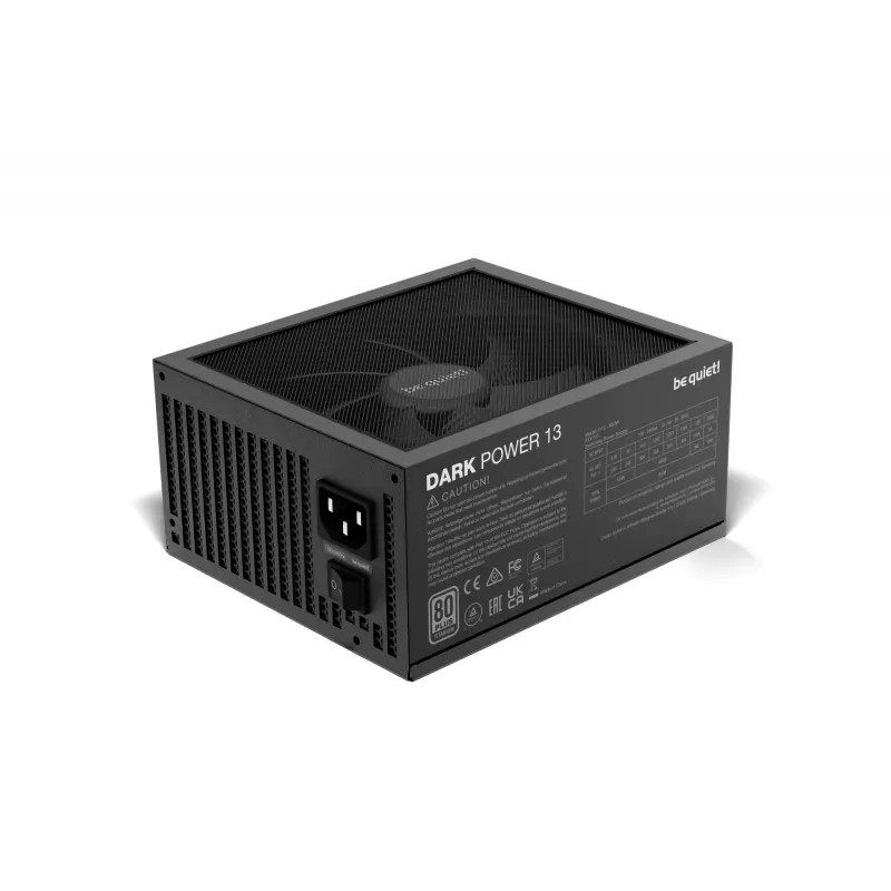 be quiet Dark Power 13 voeding 850 W 20+4 pin ATX ATX zwart