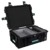 DEQSTER 10-744120 mobiele oplader tablet zwart AC snelladen binnen, buiten