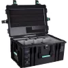 DEQSTER 10-744118 mobiele oplader tablet zwart, turquoise AC binnen, buiten