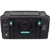 DEQSTER 10-744118 mobiele oplader tablet zwart, turquoise AC binnen, buiten