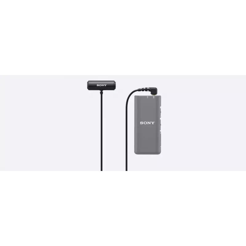 Sony ECM-LV1 Zwarte lavalier-/clipmicrofoon