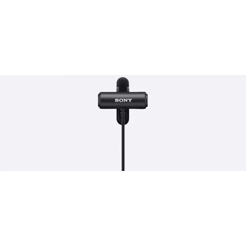 Sony ECM-LV1 Zwarte lavalier-/clipmicrofoon