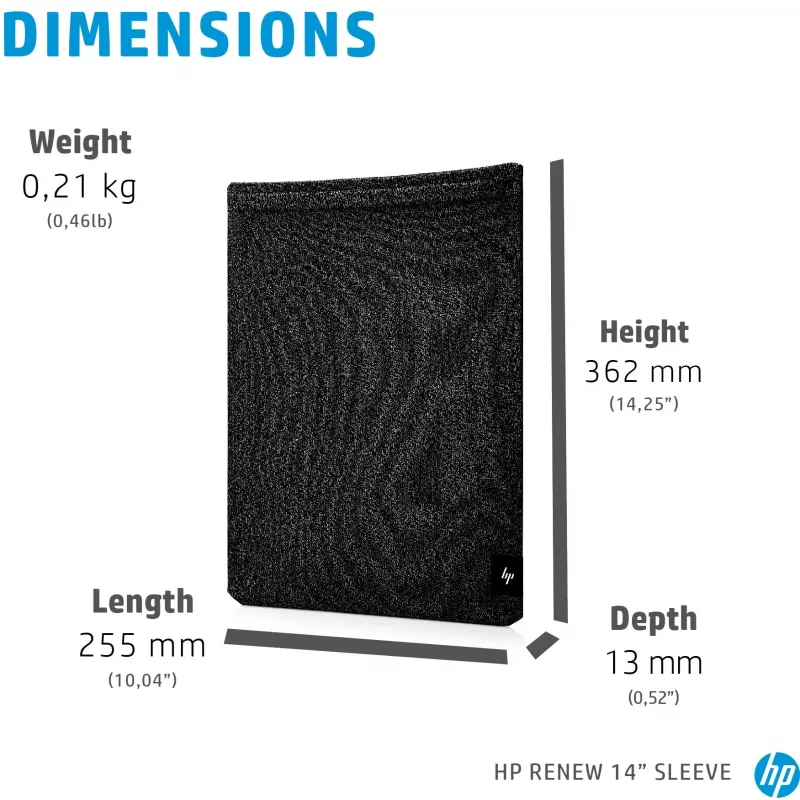 HP Renew 14 laptophoes, hoes, 35,6 cm (14 inch), 210 g