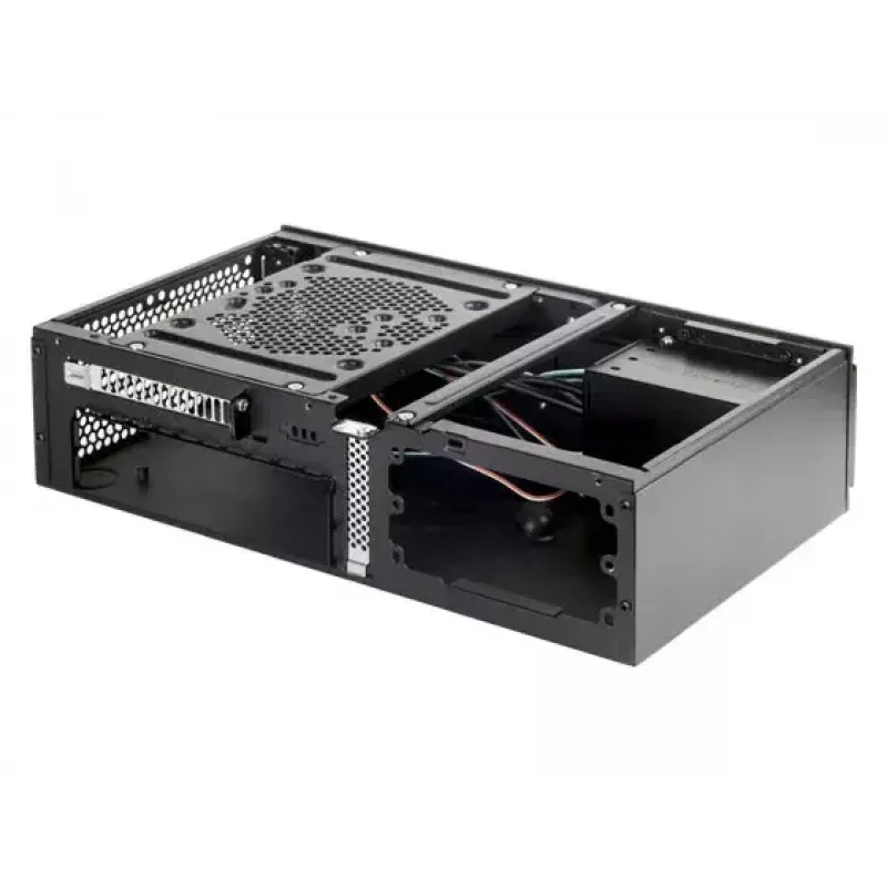 PC-behuizing Silverstone SST-ML06B Mini-ITX zwart