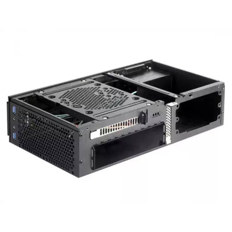 PC-behuizing Silverstone SST-ML06B Mini-ITX zwart