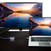 ATEN USB-C-naar-VGA-adapter, USB Type-C, VGA (D-Sub), stekker, bus, recht, recht