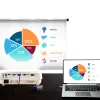 ATEN USB-C-naar-VGA-adapter, USB Type-C, VGA (D-Sub), stekker, bus, recht, recht