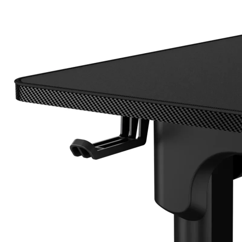 Gamingbureau COUGAR E-GRAV 160 zwart rechthoekig carbon 160x75 cm