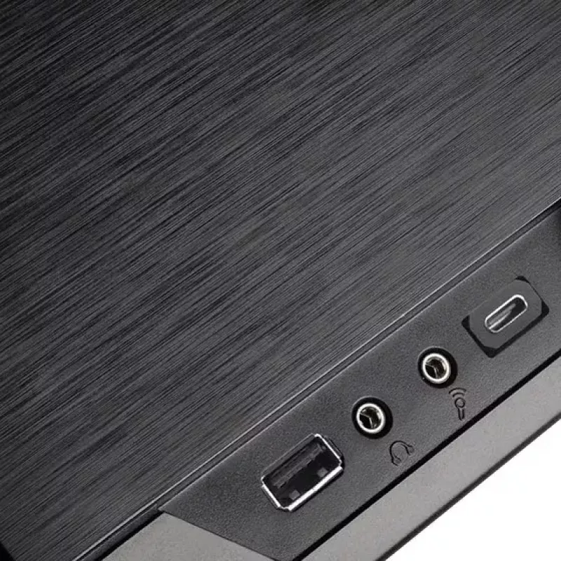 PC-behuizing Silverstone GD09B-C HTPC zwart