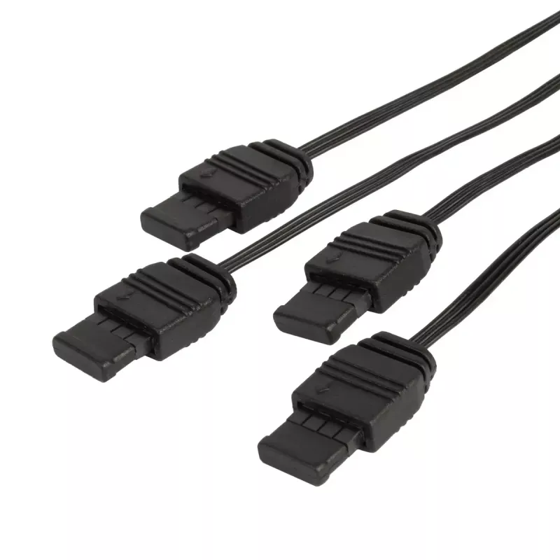 Kabel Silverstone CPL03 0,3 m 4 x 4-pins-PWM 4-pins-PWM