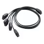 Kabel Silverstone CPL03 0,3 m 4 x 4-pins-PWM 4-pins-PWM