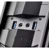 PC-behuizing Silverstone RVZ02 Small Form Factor zwart, zilver