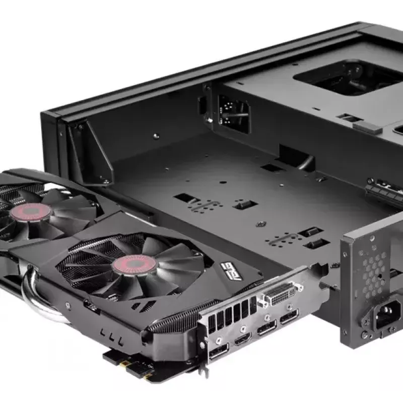 PC-behuizing Silverstone RVZ02 Small Form Factor zwart, zilver