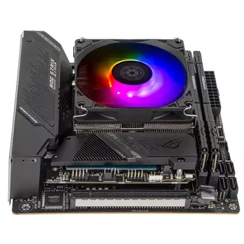 Ventilator Silverstone Hydrogon H90 ARGB 9,2 cm zwart 500-2600 RPM